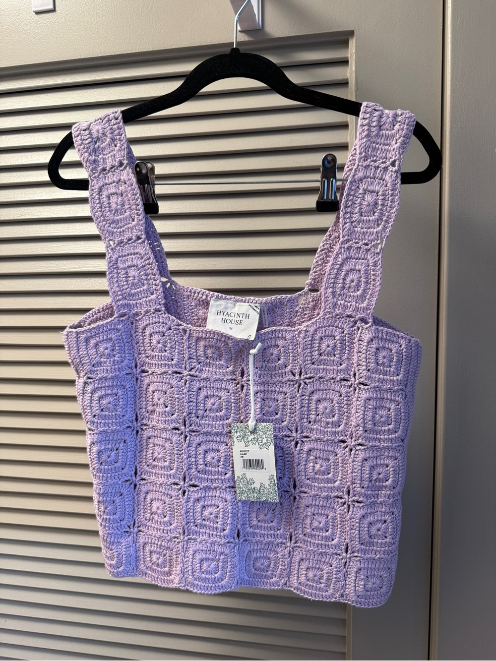 Tuckernuck Lavender Crochet Cory Tank (XS) and Crochet Colby Mini Skirt (S) - Picture 3 of 6